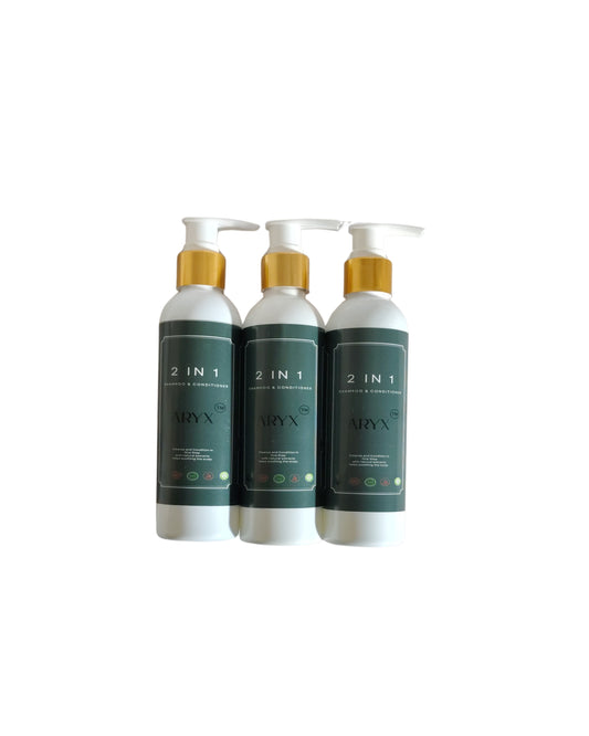 HERBAL SHAMPOO WITH CONDITIONER (200ML * 3 PCS)