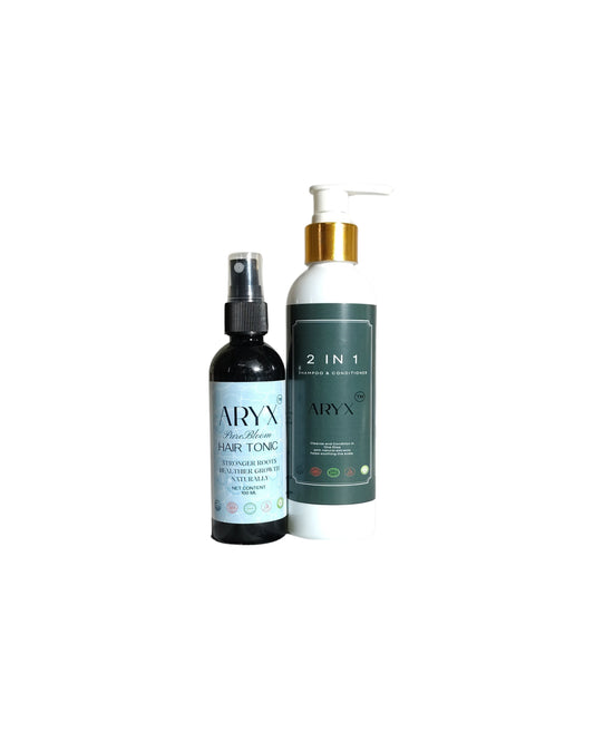 HAIR CARE REGULAR COMBO (SHAMPOO WITH CONDITIONER 200ML + HERBAL HAIR TONIC 100ML)