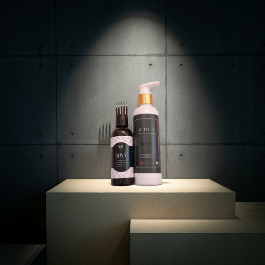 ARYX Hair Care Growth Combo | Herbal Hair Oil + 2-in-1 Shampoo with Conditioner