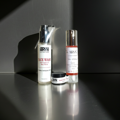 ARYX Skin Whitening Combo Platinum – Specially for Brightening Skin | Herbal Face Wash, Skin Whitening Serum & Magical Night Cream