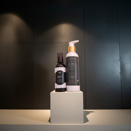 ARYX Hair Care Growth Combo | Herbal Hair Oil + 2-in-1 Shampoo with Conditioner