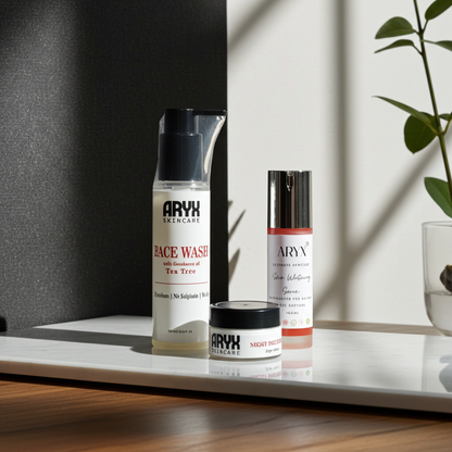 ARYX Skin Whitening Combo Platinum – Specially for Brightening Skin | Herbal Face Wash, Skin Whitening Serum & Magical Night Cream