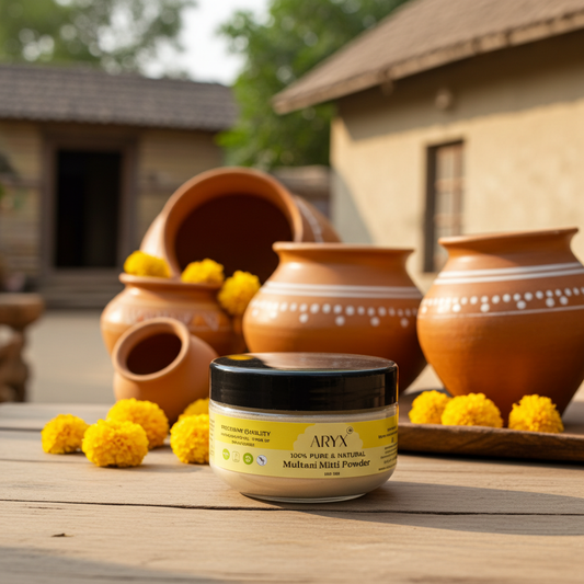 ARYX Multani Mitti Powder | Natural Oil Control & Deep Cleansing Face Pack (100 GM)