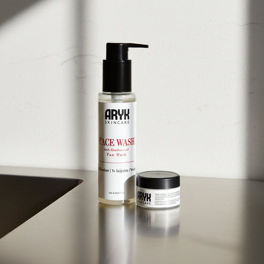 ARYX Skin Whitening Combo Silver – Best for Regular Skin Care Routine | Specially for All Skin Types | Herbal Face Wash & Skin Whitening Magical Night Cream