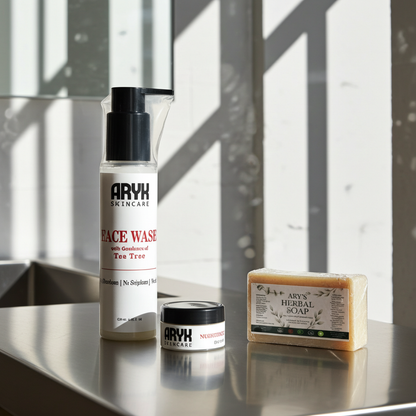 ARYX Skin Whitening Combo Gold – Specially for All Skin Types | Herbal Face Wash, Skin Whitening Magical Night Cream & Herbal Soap